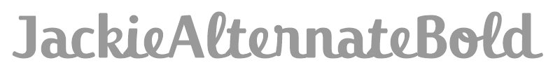 JackieAlternateBold