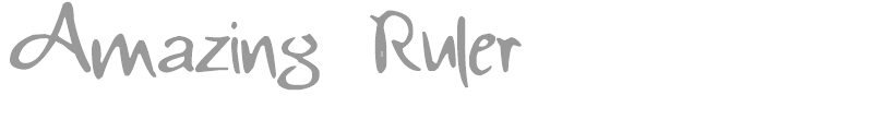 Amazing Ruler