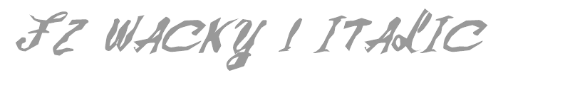 FZ WACKY 1 ITALIC