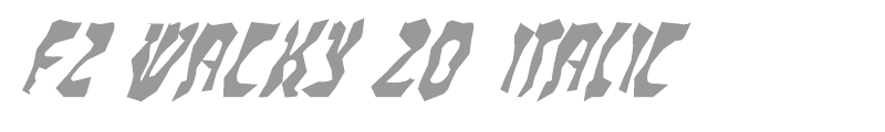 FZ WACKY 20 ITALIC
