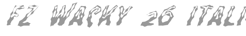 FZ WACKY 26 ITALIC