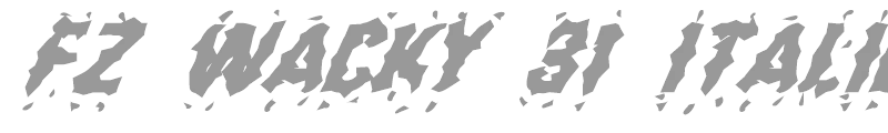 FZ WACKY 31 ITALIC