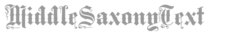 Middle Saxony Text