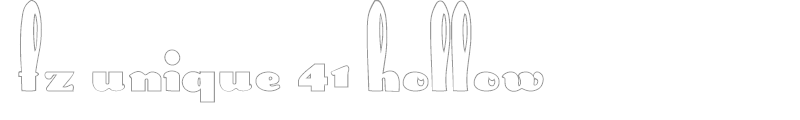 FZ UNIQUE 41 HOLLOW