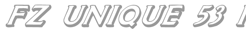 FZ UNIQUE 53 ITALIC