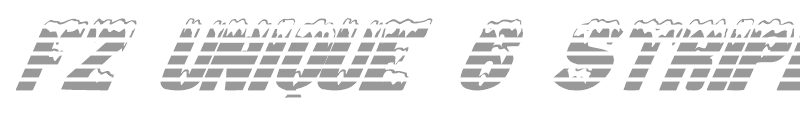FZ UNIQUE 6 STRIPED ITALIC