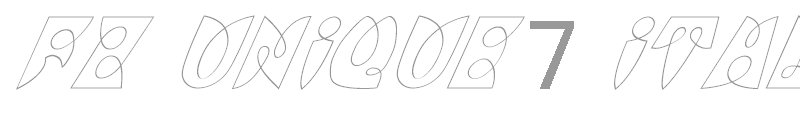 FZ UNIQUE 7 ITALIC