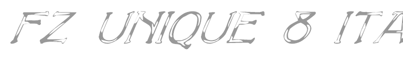 FZ UNIQUE 8 ITALIC