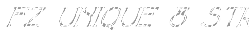 FZ UNIQUE 8 STRIPED ITALIC