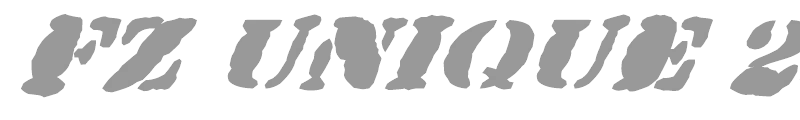 FZ UNIQUE 25 MANGLED ITALIC