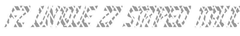 FZ UNIQUE 27 STRIPED ITALIC