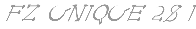 FZ UNIQUE 28 ITALIC