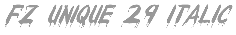 FZ UNIQUE 29 ITALIC