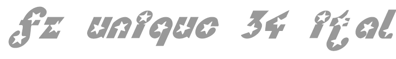 FZ UNIQUE 34 ITALIC