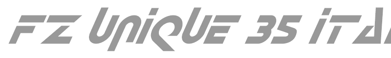 FZ UNIQUE 35 ITALIC