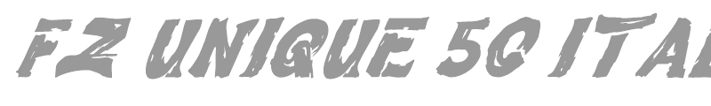 FZ UNIQUE 50 ITALIC