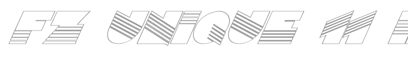 FZ UNIQUE 11 HOLLOW ITALIC
