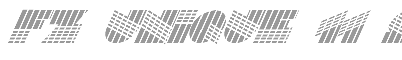 FZ UNIQUE 11 STRIPED ITALIC