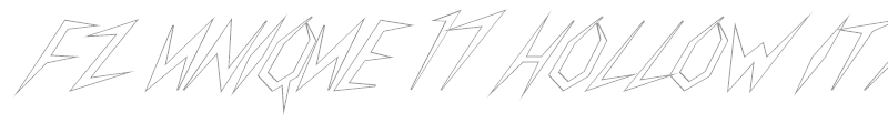 FZ UNIQUE 17 HOLLOW ITALIC