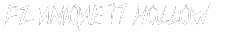 FZ UNIQUE 17 HOLLOW