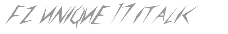 FZ UNIQUE 17 ITALIC