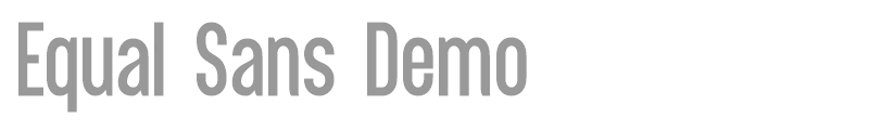 Equal Sans