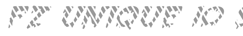 FZ UNIQUE 10 STRIPED ITALIC