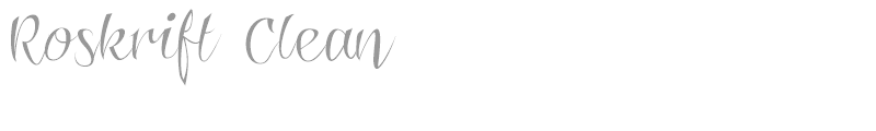 Roskrift Clean