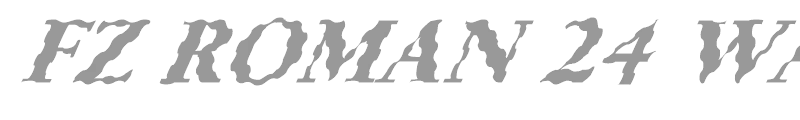 FZ ROMAN 24 WAVEY ITALIC