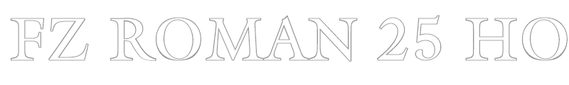 FZ ROMAN 25 HOLLOW