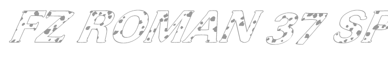 FZ ROMAN 37 SPOTTED ITALIC