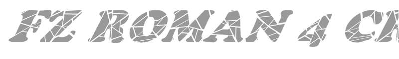 FZ ROMAN 4 CRACKED ITALIC