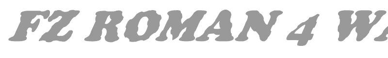 FZ ROMAN 4 WAVEY ITALIC