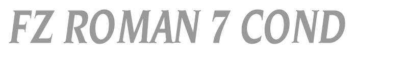 FZ ROMAN 7 COND