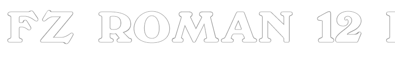 FZ ROMAN 12 HOLLOW