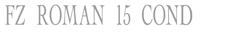 FZ ROMAN 15 COND