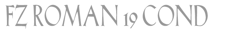 FZ ROMAN 19 COND