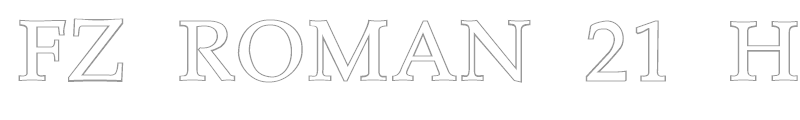FZ ROMAN 21 HOLLOW