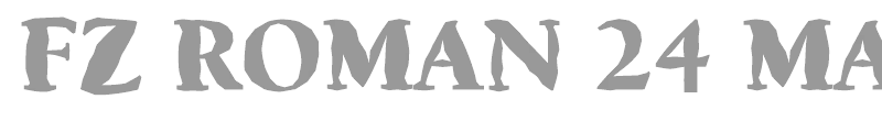 FZ ROMAN 24 MANGLED