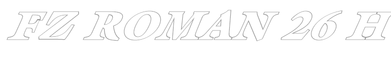 FZ ROMAN 26 HOLLOW ITALIC