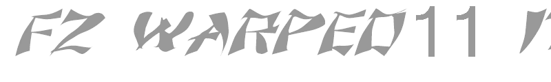 FZ WARPED 11 ITALIC