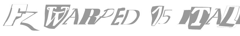 FZ WARPED 15 ITALIC