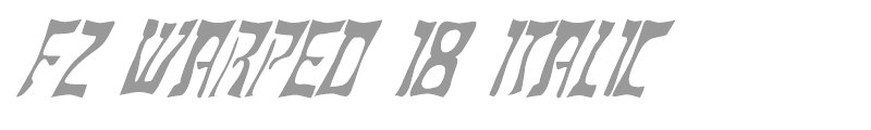 FZ WARPED 18 ITALIC