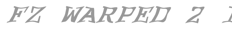 FZ WARPED 2 ITALIC
