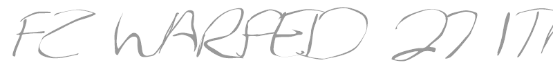 FZ WARPED 27 ITALIC