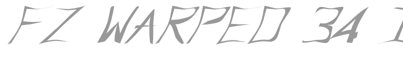 FZ WARPED 34 ITALIC