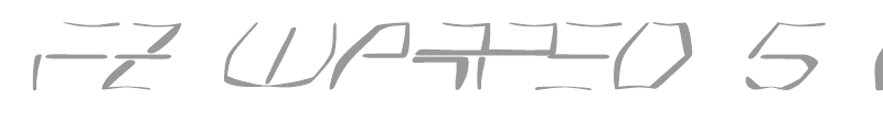FZ WARPED 5 ITALIC