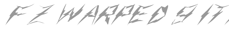 FZ WARPED 9 ITALIC