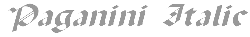 Paganini Italic