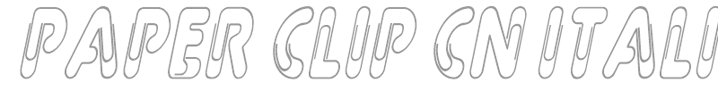 Paper Clip Cn Italic
